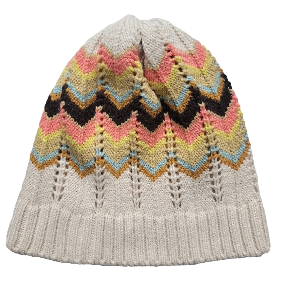 Missoni Target Chevron Girls Acrylic Wool Blend Beanie Winter Hat
